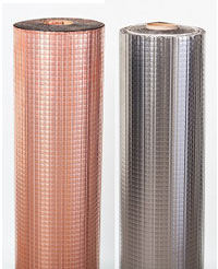 Self-protected membrane with laminated metal sheet,