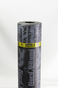 Super A Flex FR Mini Mineral 4 MM Black, Elastomeric polymer bitumen membrane (SBS)